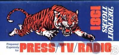1981 Detroit Tigers